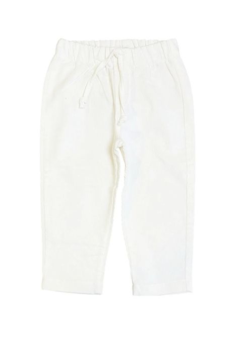 Pantaloni con coulisse MANUEL RITZ | MR3138CREMA